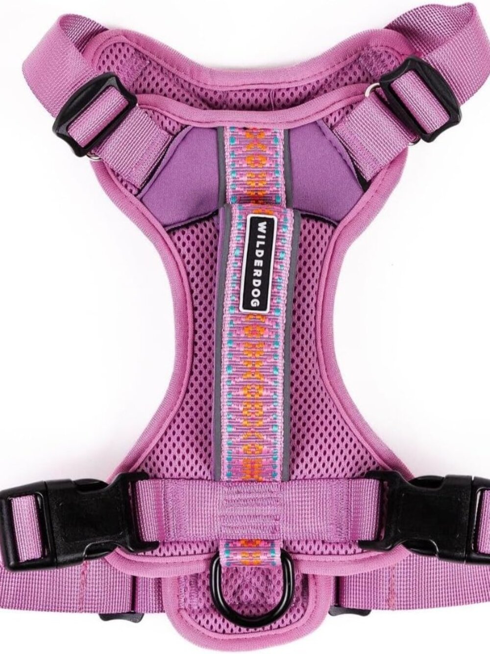 Wilderdog Lavender Padded Mesh Dog Harness — Adjustable Comfort
